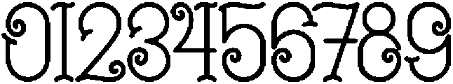 Curlicue Garden otf (400) Font OTHER CHARS