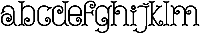 Curlicue Garden otf (400) FONT
