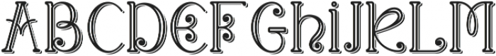 Curls Shine and Shadow otf (400) Font LOWERCASE