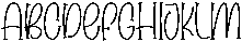 Curly Funky Regular otf (400) Font UPPERCASE