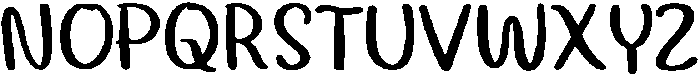 Curly Hair Regular otf (400) Font UPPERCASE