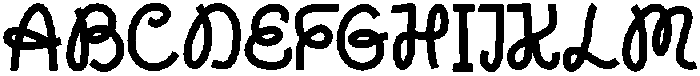 Curly Muse Cyrillic Script otf (400) Font UPPERCASE