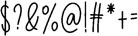 Curly Regular otf (400) Font OTHER CHARS