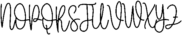 Curly Regular otf (400) Font UPPERCASE