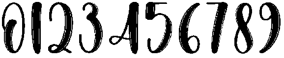 Curly Regular otf (400) Font OTHER CHARS