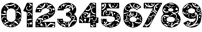 Curly Regular otf (400) Font OTHER CHARS