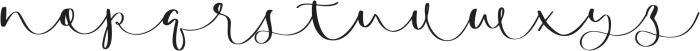 Curly Script otf (400) Font LOWERCASE