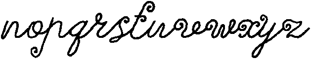 Curly Story Regular ttf (400) Font LOWERCASE