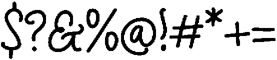 Curly Unique otf (400) Font OTHER CHARS