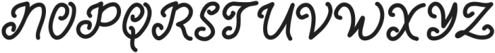 Curly Valentine Regular otf (400) Font UPPERCASE