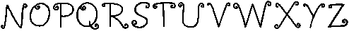 Curlytales Regular otf (400) Font UPPERCASE