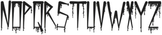 Cursed Blood otf (400) Font LOWERCASE