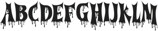 Cursed Gothic Drop otf (400) Font UPPERCASE