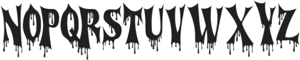 Cursed Gothic Drop otf (400) Font UPPERCASE