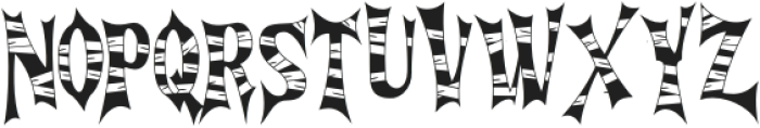 Cursed Gothic Mummy otf (400) Font LOWERCASE