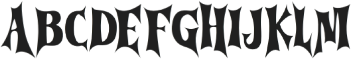 Cursed Gothic Regular otf (400) Font LOWERCASE