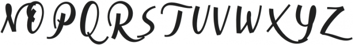 Cursive Signa Script Black Oblique otf (900) Font UPPERCASE