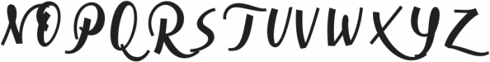 Cursive Signa Script Extra Black Oblique ttf (900) Font UPPERCASE