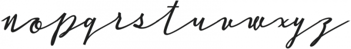 Cursive Signa Script Semi Bold Italic ttf (600) Font LOWERCASE