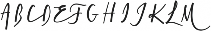 Cursive Signa Script Semi Bold Oblique ttf (600) Font UPPERCASE