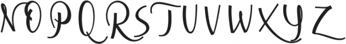 Cursive Signa Script Semi Bold ttf (600) Font UPPERCASE
