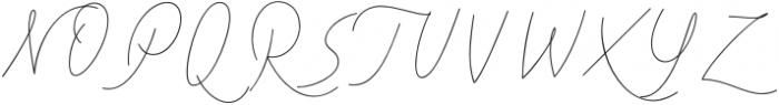 Cursive Signa Script Thin Italic otf (100) Font UPPERCASE