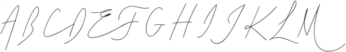 Cursive Signa Script Thin Italic ttf (100) Font UPPERCASE