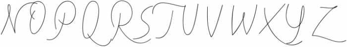 Cursive Signa Script Thin Oblique ttf (100) Font UPPERCASE