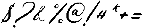 Cursivea Regular otf (400) Font OTHER CHARS