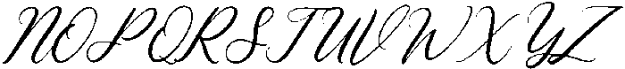 Cursivea Regular otf (400) Font UPPERCASE