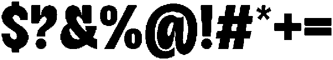 Curve Retro Regular otf (400) Font OTHER CHARS