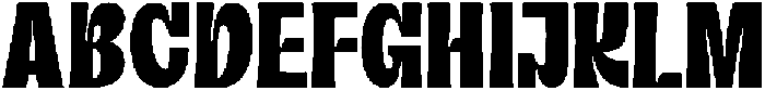 Curve Retro Regular otf (400) Font UPPERCASE