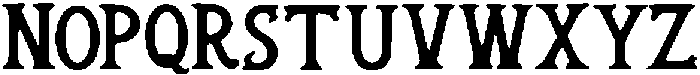 Cusi ttf (400) Font LOWERCASE