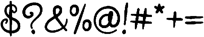 Cusie Regular otf (400) Font OTHER CHARS