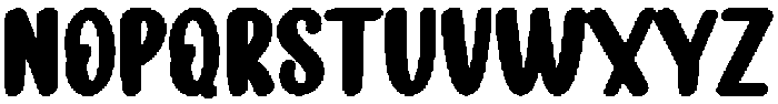 Cute Baby Regular otf (400) Font UPPERCASE