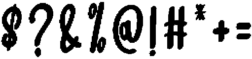 Cute Banana Regular otf (400) Font OTHER CHARS