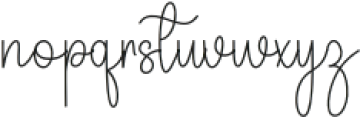 Cute Beauty Regular otf (400) Font LOWERCASE