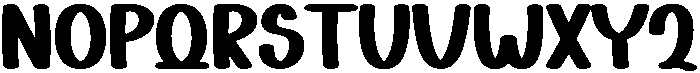 Cute Boho Regular otf (400) Font LOWERCASE
