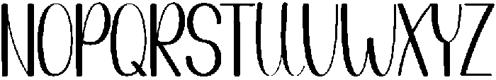 Cute Bunny Regular otf (400) Font UPPERCASE