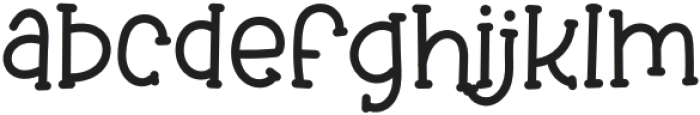 Cute Cheery Regular otf (400) Font LOWERCASE