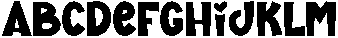 Cute Children Regular otf (400) Font UPPERCASE