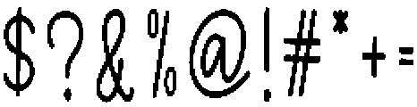 Cute Daddy Regular otf (400) Font OTHER CHARS
