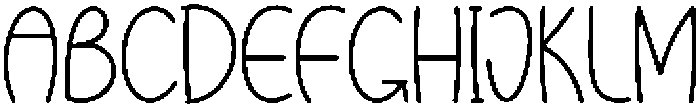 Cute Daddy Regular otf (400) Font UPPERCASE