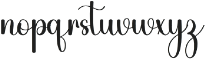Cute Darling Regular otf (400) Font LOWERCASE