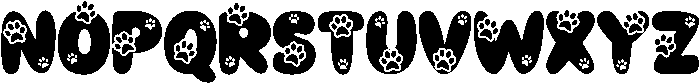 Cute Dog Regular otf (400) Font LOWERCASE