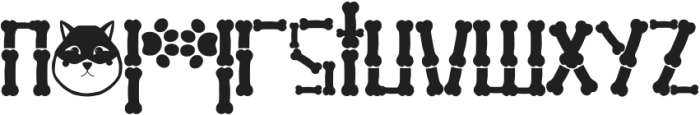 Cute Dog otf (400) Font LOWERCASE