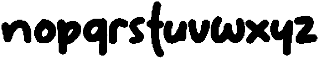 Cute Emilo Regular otf (400) Font LOWERCASE