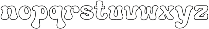 Cute Enga Outline otf (400) Font LOWERCASE