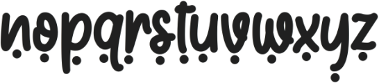 Cute Fairy Dot otf (400) Font LOWERCASE