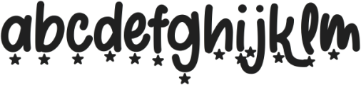 Cute Fairy Star otf (400) Font LOWERCASE